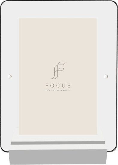 Picture of Ramka Focus Focus Photo Block White Acrylic 10x15