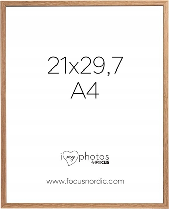 Изображение Ramka Focus Focus Rock Oak veneer 21X29,7 (A4)