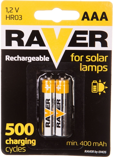 Picture of Raver Akumulator Solar AAA / R03 400mAh 2 szt.