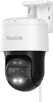 Изображение Reolink 4K Dual-Lens PoE Camera with Auto Tracking | TrackMix PoE | PTZ | 8 MP | 2.8mm/F1.6 | IP65 | H.264, H.265 | Micro SD, Max. 512 GB