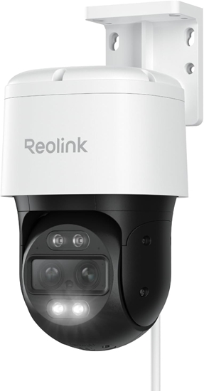 Picture of Reolink 4K Dual-Lens PoE Camera with Auto Tracking | TrackMix PoE | PTZ | 8 MP | 2.8mm/F1.6 | IP65 | H.264, H.265 | Micro SD, Max. 512 GB