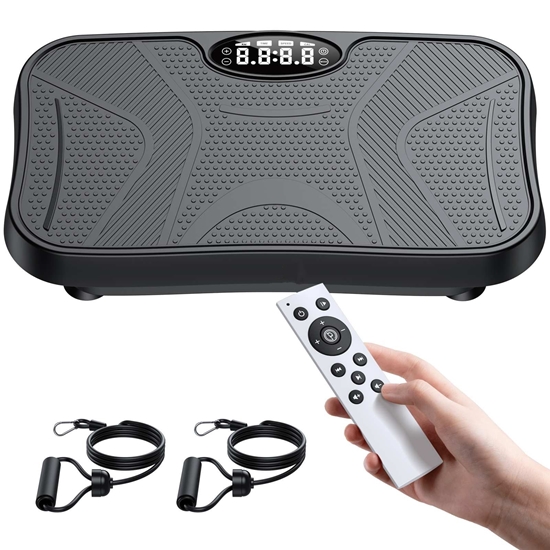Picture of Riff EX800 vibro platforma 200W / max 150kg / līdz 200 ātruma līmeņiem / ar tālvadības pulti / BT skaļruni / LED skārienpaneli (56 x 31 x 12 cm)