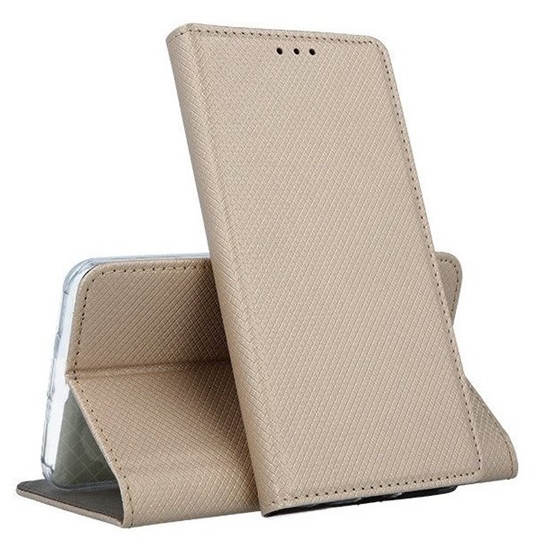 Picture of Riff Magnēstikas Fiksācijas Sāniski atverams maks bez klipša Samsung Galaxy A30 A305  / A20 A205 Gold