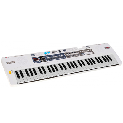 Picture of RoGer MQ-008UF Children's Synthesizer with microphone / 61 keys / 16 tones / radio