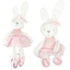Attēls no RoGer Plush Toy Rabbit In Pink Dress 42cm