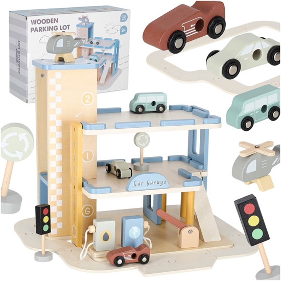 Picture of RoGer Wooden Garage Parking with Elevator and Gas Station