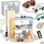 Attēls no RoGer Wooden Garage Parking with Elevator and Gas Station