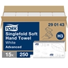 Изображение Roku dvieļi TORK Advanced H3 Soft Singlefold, 2 sl., 250 salvetes, 23 x 22,6 cm, baltā krāsā