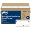 Изображение Roku dvieļi TORK Premium H3 Extra Soft Singlefold, 2 sl., 200 salvetes, 23 x 22.6 cm, baltā krāsā