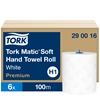 Picture of Roku dvieļu rullis TORK Premium Matic Extra Soft , 2 sl., 408 lapas rullī, 21 cm x 100 m, baltā krāsā
