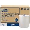 Picture of Roku dvieļu rullis TORK Universal Matic Extra Long, 1 sl., 1220 salvetes, 21 cm x 280 m, baltā krāsā, 290059