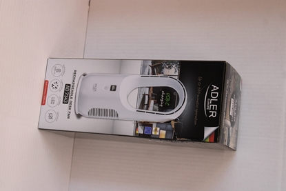 Picture of SALE OUT. Adler Bladeless Rechargeable Fan | AD 7343 | Desk Fan | Diameter 14 cm | Number of speeds 3 | White | DAMAGED PACKAGING