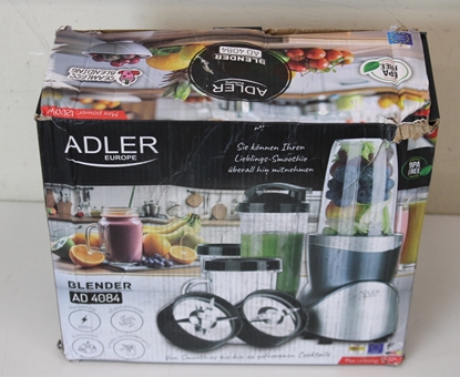 Attēls no SALE OUT. Adler Blender Smoothie Set | AD 4084 | Tabletop | 1200 W | Jar material BPA-Free | Jar capacity 0.3+0.5+0.5+0.7 L | Ice crushing | Stainless Steel | DAMAGED PACKAGING, SCRATCHED ON THE CUPS