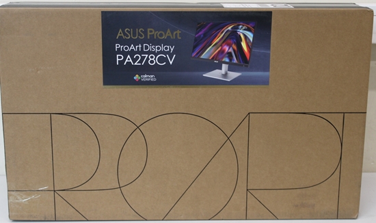 Picture of SALE OUT. Asus | ProArt Display Professional Monitor | PA278CV | 27 " | IPS | WQHD | 16:9 | 75 Hz | 5 ms | 2560x1440 | 350 cd/m² | HDMI ports quantity 2 | Gray | Warranty 24 month(s) | DAMAGED PACKAGING