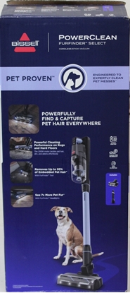 Picture of SALE OUT. Bissell Stick Vacuum | PowerClean FurFinder Select | Cordless operating | 200 W | 25.2 V | Operating time (max) 40 min | Black/Titanium/Lake Blue | Warranty 24 month(s) | Battery warranty 24 month(s) | DEMO