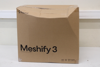 Attēls no SALE OUT. Fractal Design Meshify 3 Ambience Pro RGB Black TG | SALE OUT. SALE OUT. Fractal Design Meshify 3 | Ambience Pro RGB Black TG Light Tint | ATX | DAMAGED PACKAGING, DAMAGED PAINT ON TOP