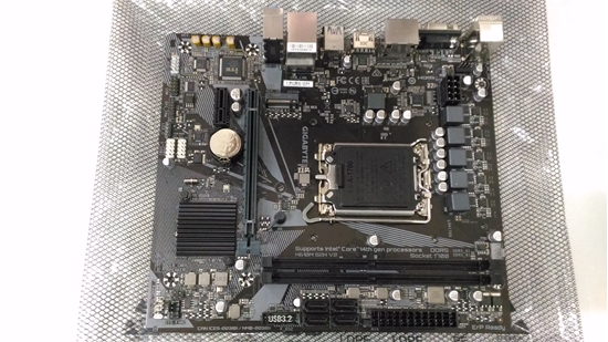 Picture of SALE OUT. Gigabyte H610M S2H V2 1.0 | Processor family Intel | Processor socket LGA1700 | DDR5 DIMM | Supported hard disk drive interfaces M.2, SATA | Number of SATA connectors 4 | REFURBISHED, WITHOUT ORIGINAL PACKAGING AND ACCESSORIES, ONLY BACK PANEL I