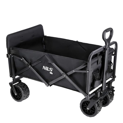 Attēls no Saliekamie ratiņi NC1608 FOLDING WAGON BLACK NILS CAMP