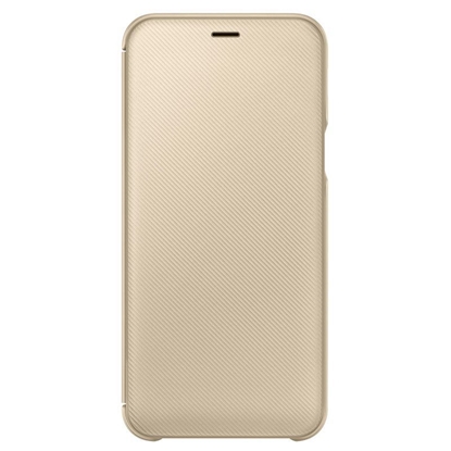 Picture of Samsung A6 Plus 2018 A605 Wallet Cover EF-WA605CFE Gold