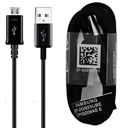 Attēls no Samsung EP-DG925UBE Universal Micro USB Data and Charging Cable 1.2m Black (OEM)