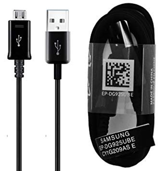Picture of Samsung EP-DG925UBE Universal Micro USB Data and Charging Cable 1.2m Black (OEM)
