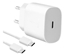 Picture of Samsung EP-TA800EWE + EP-DG980BWE Travel Charger 25W + USB-C/USB-C Data Cable white (OOB Bulk)