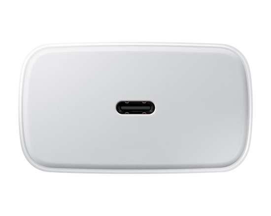 Picture of Samsung EP-TA845EWE + EP-DW767JWE 45W Travel Charger + USB-C to USB-C Data Cable / white