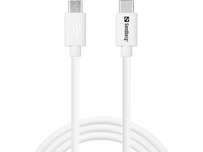 Attēls no Sandberg 136-74 USB-C>MicroUSB Charge Cable 1m