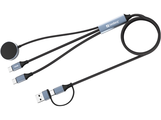 Picture of Sandberg 441-69 3in1 Travel Charge Cable 100W
