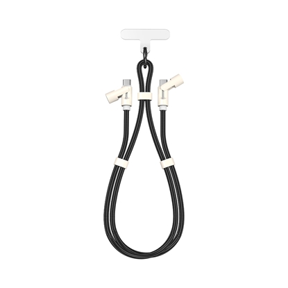 Picture of Sbox LANYARD BLACK Type-C -Type-C 1.5m Black