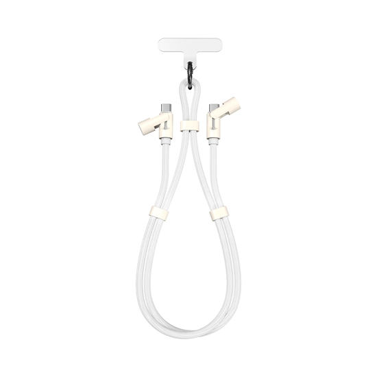 Picture of Sbox LANYARD WHITE Type-C -Type-C 1.5m White