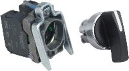 Изображение Schneider Electric Przecznik 3 pooeniowy pokrto 22mm czarny 2Z z samopowrotem (XB4BJ53)