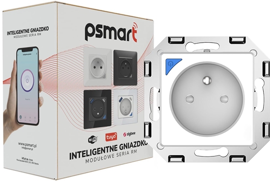 Изображение Schneider Electric T400 PSMART Smart gniazdo biae Wi-Fi TUYA pomiar