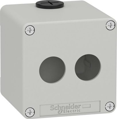 Изображение Schneider Harmony XAP Kaseta sterownicza pusta szara 2 otwory XAPD1502