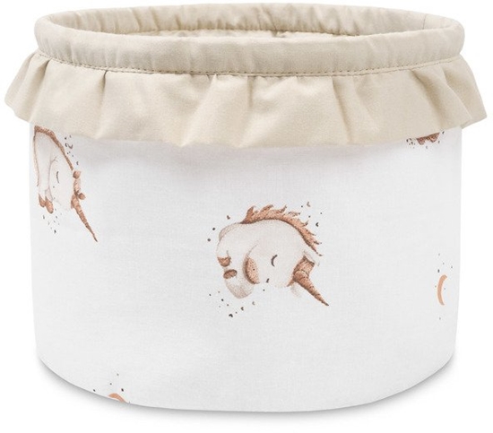 Изображение Sensillo KOSZ NA ZABAWKI UNICORN BEIGE S