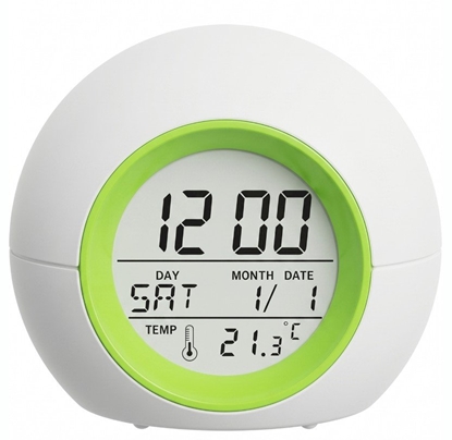 Attēls no Setty JZ-212 Alarm clock with LED light green