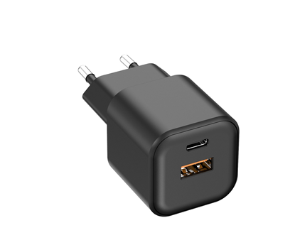 Изображение Setty wall charger USB-A + USB-C 20W LSGaN-AC-201 