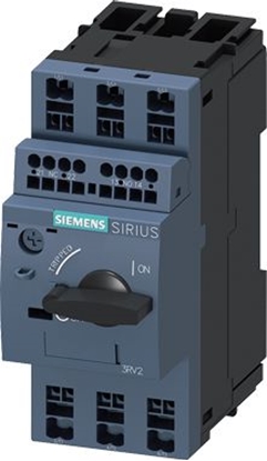 Attēls no Siemens Wycznik silnikowy 3P 2,2kW 3,5-5,5A 1Z 1R (3RV2011-1FA25)