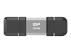 Picture of Silicon Power Dual USB Drive | Mobile C51 | 256 GB | USB Type-C/Type-A | Silver