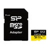 Изображение Silicon Power Inspire | 512 GB | microSDXC | Flash memory class C10, UHS-I U3, V30