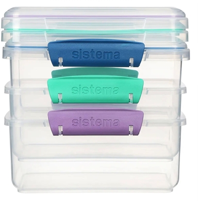 Изображение Sistema Sistema - 1L Rectangular Accents 3 Pack