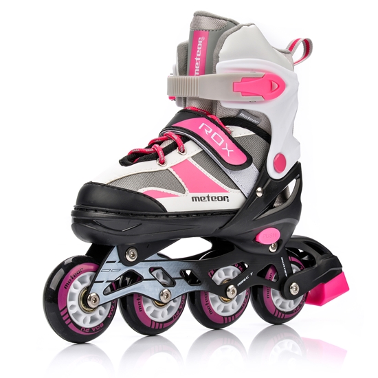 Picture of Skrituļslidas Meteor Rox M 34-37 pink/gray