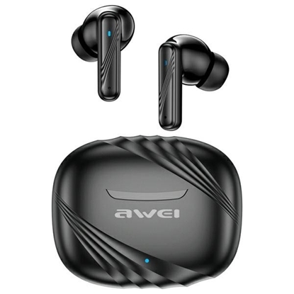Picture of Słuchawki bluetooth 5.3 TA6 ANC czarne TWS 