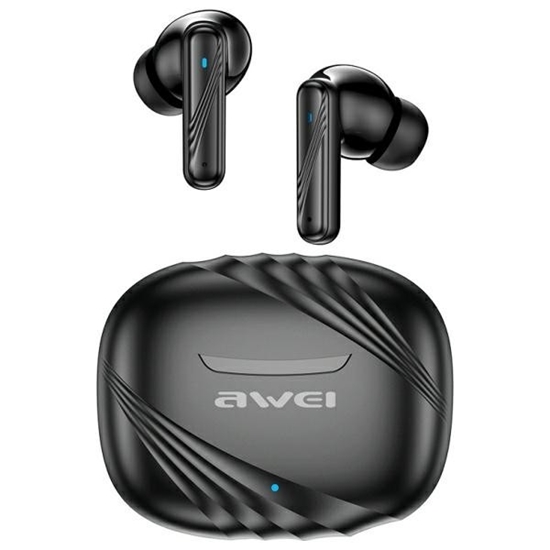 Picture of Słuchawki bluetooth 5.3 TA6 ANC czarne TWS 