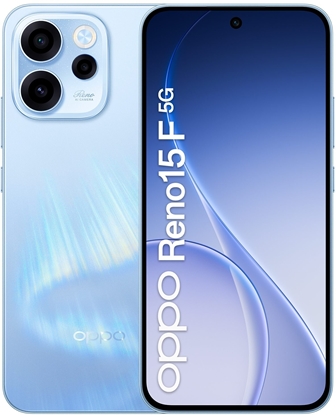 Изображение Smartfon Oppo OPPO 15 F 5G 16,7 cm (6.57") Dual SIM Android 16.0 USB Type-C 8 GB 256 GB 6500 mAh Niebieski