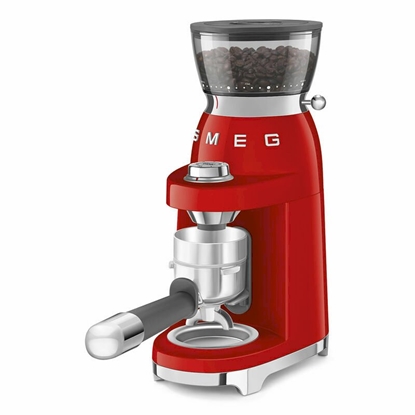 Attēls no Smeg CGF03RDEU 50’s Style Coffee Grinder Red