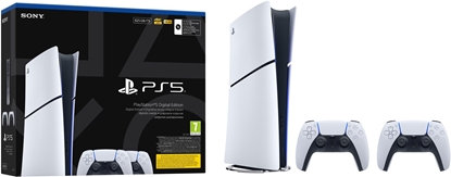 Изображение Sony PlayStation 5 Digital Slim D Chassis + 2 pady DualSense