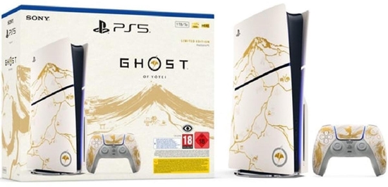 Изображение Sony Playstation 5 Slim E-Chassis Ghost of Yotei