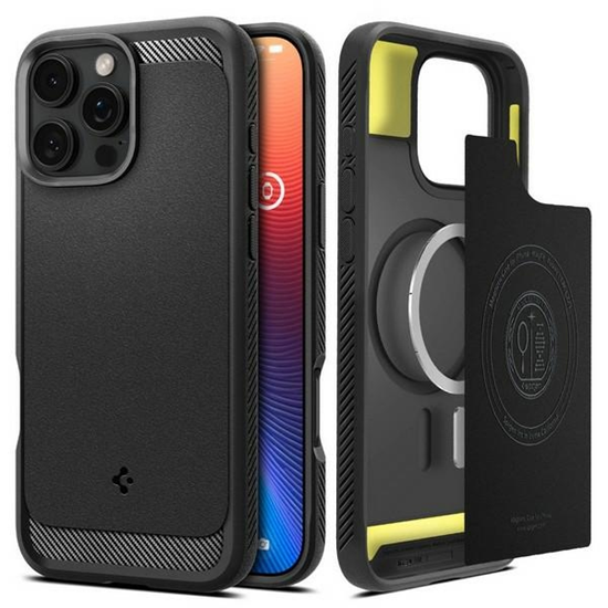 Picture of Spigen Spigen Rugged Armor iPhone 16 Pro         czarny/black matte ACS08115