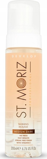 Изображение St. Moriz ST.MORIZ_Professional Tanning Mousse bezbarwny mus samoopalajcy Medium Dark 200ml